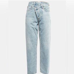 AGOLDE criss cross upsized jeans